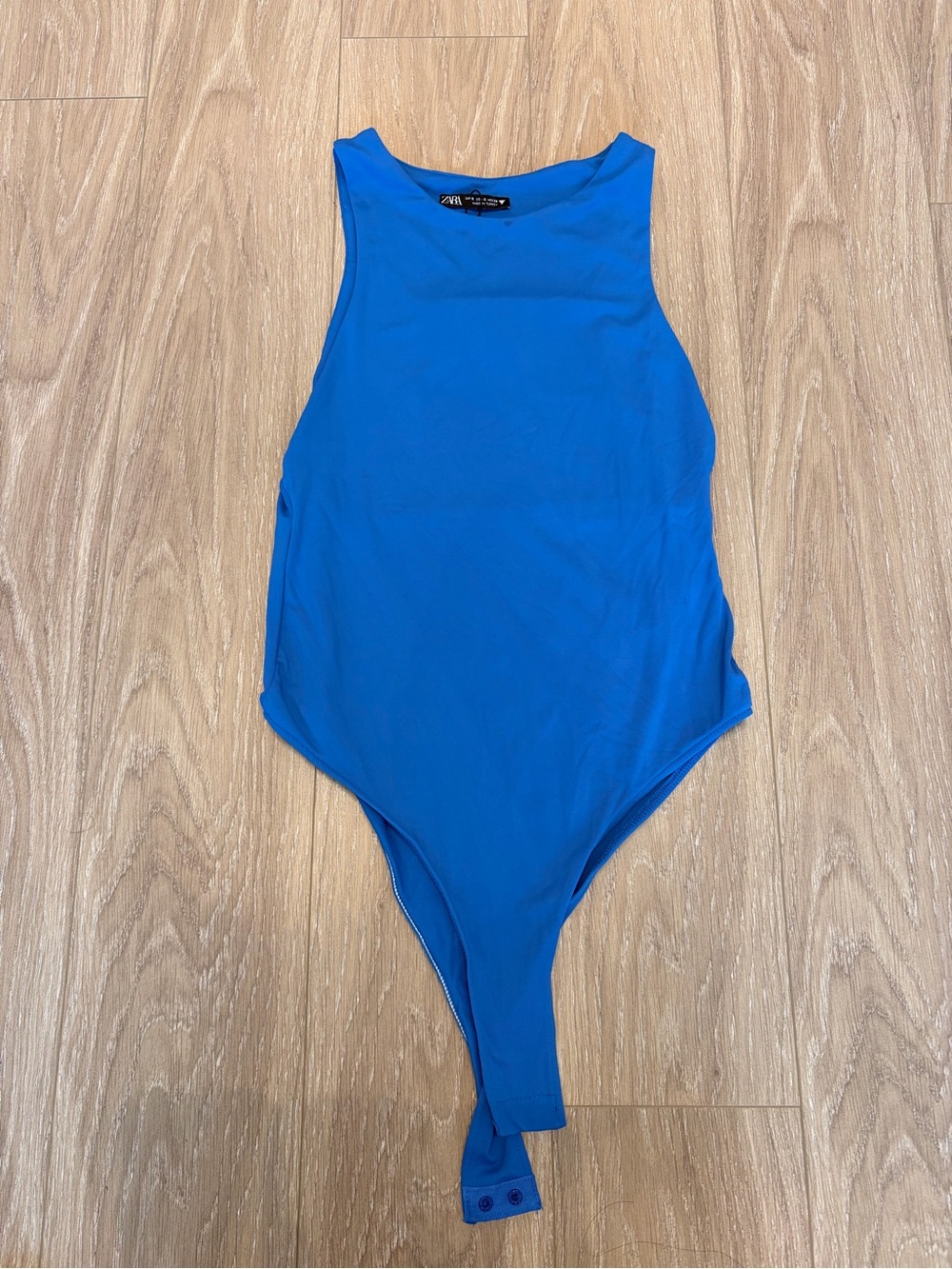 Zara Royal Blue Tank Bodysuit